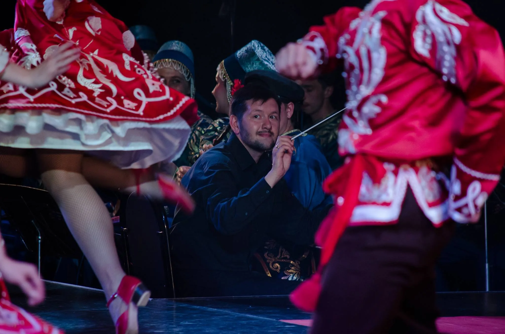 Rinat Biktashev in rehearsal